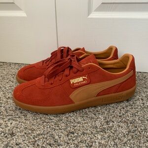 Mens Puma Palermo in the "Mars Red / Caramel Latte Size 13